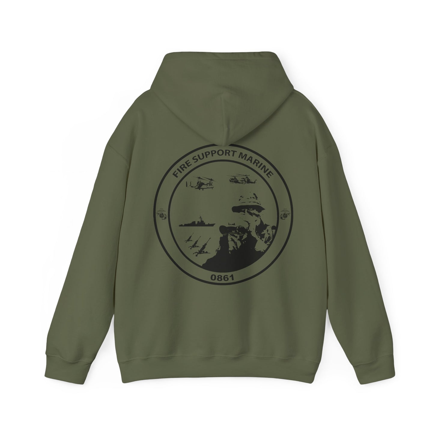 Fire Support Marine Hoodie