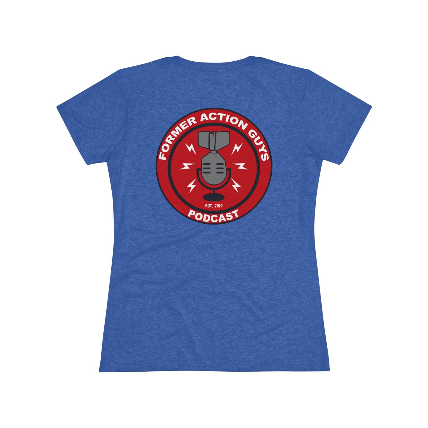 Women's Former Action Guys Podcast Athletic Tee