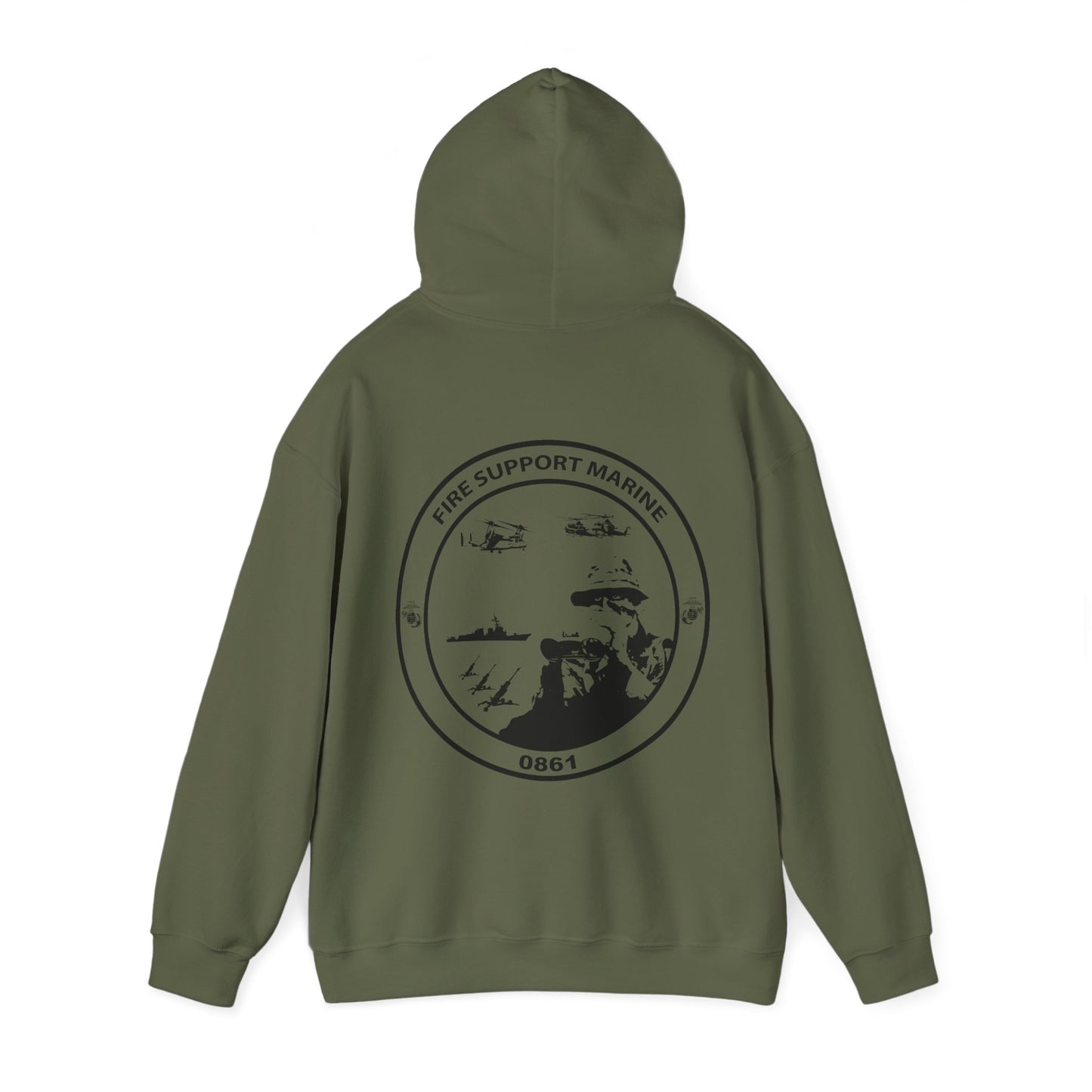 Fire Support Marine Hoodie