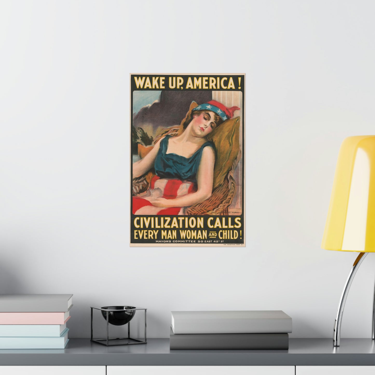 Wake Up America WWI Poster