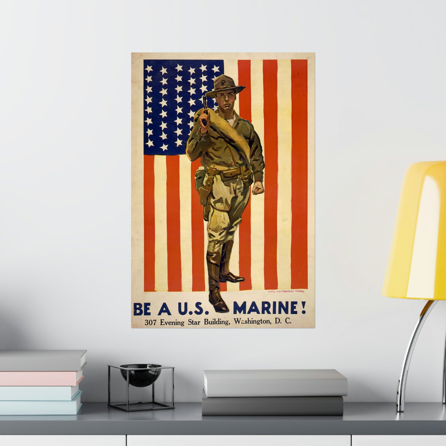 Be a US Marine World War I Marine Corps Recruiting Poster