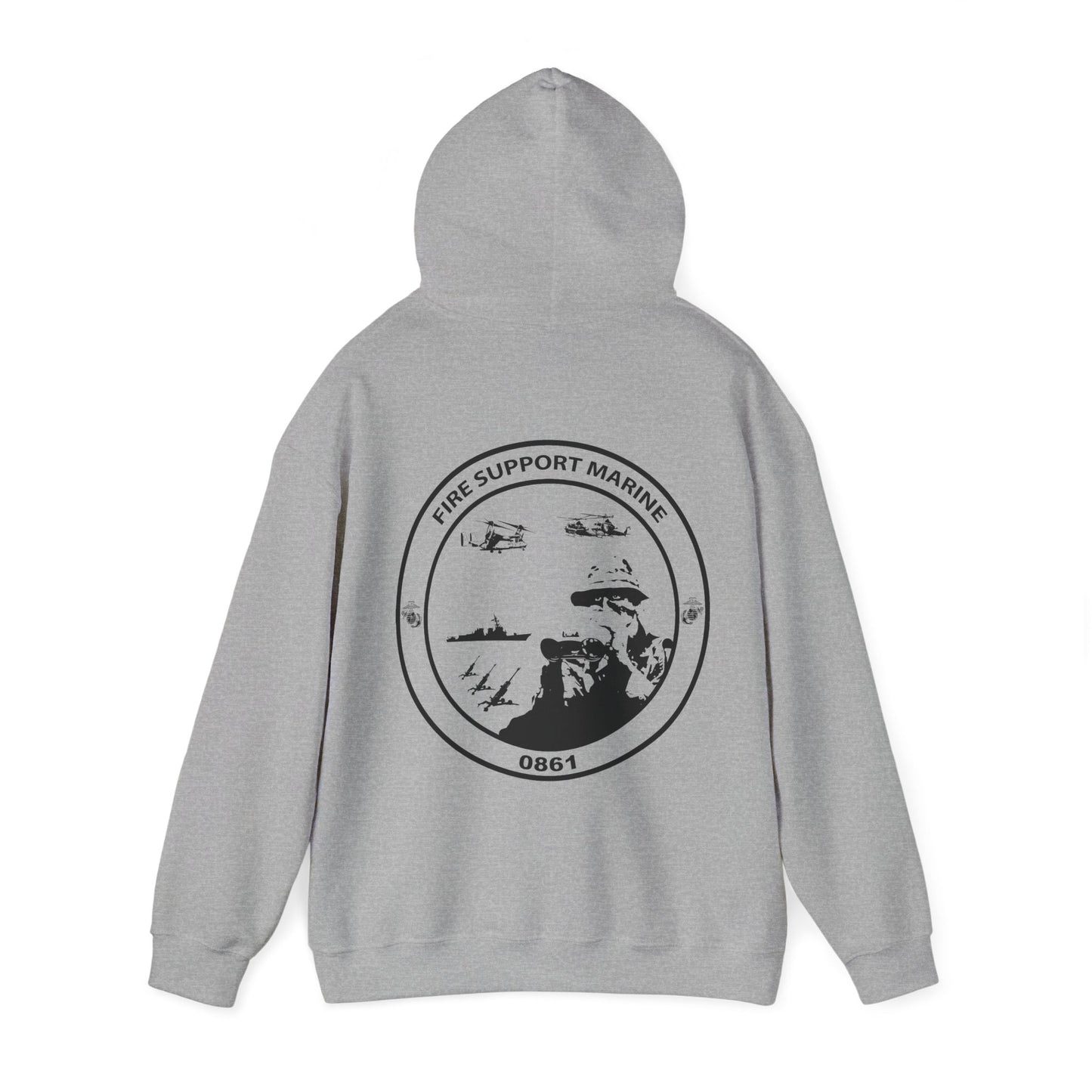 Fire Support Marine Hoodie