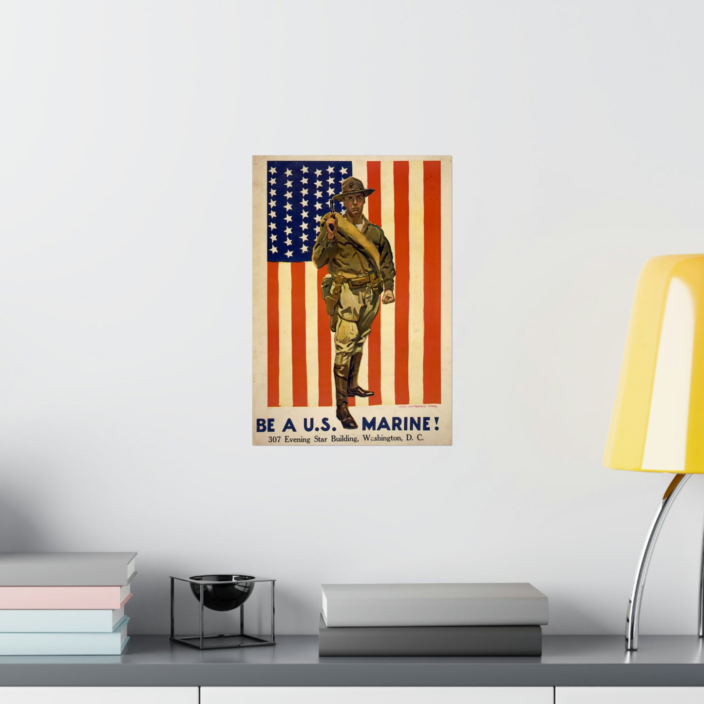 Be a US Marine WWI Marine Corps Recruiting Poster