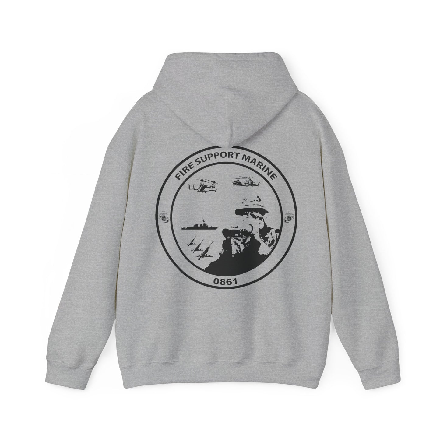 Fire Support Marine Hoodie