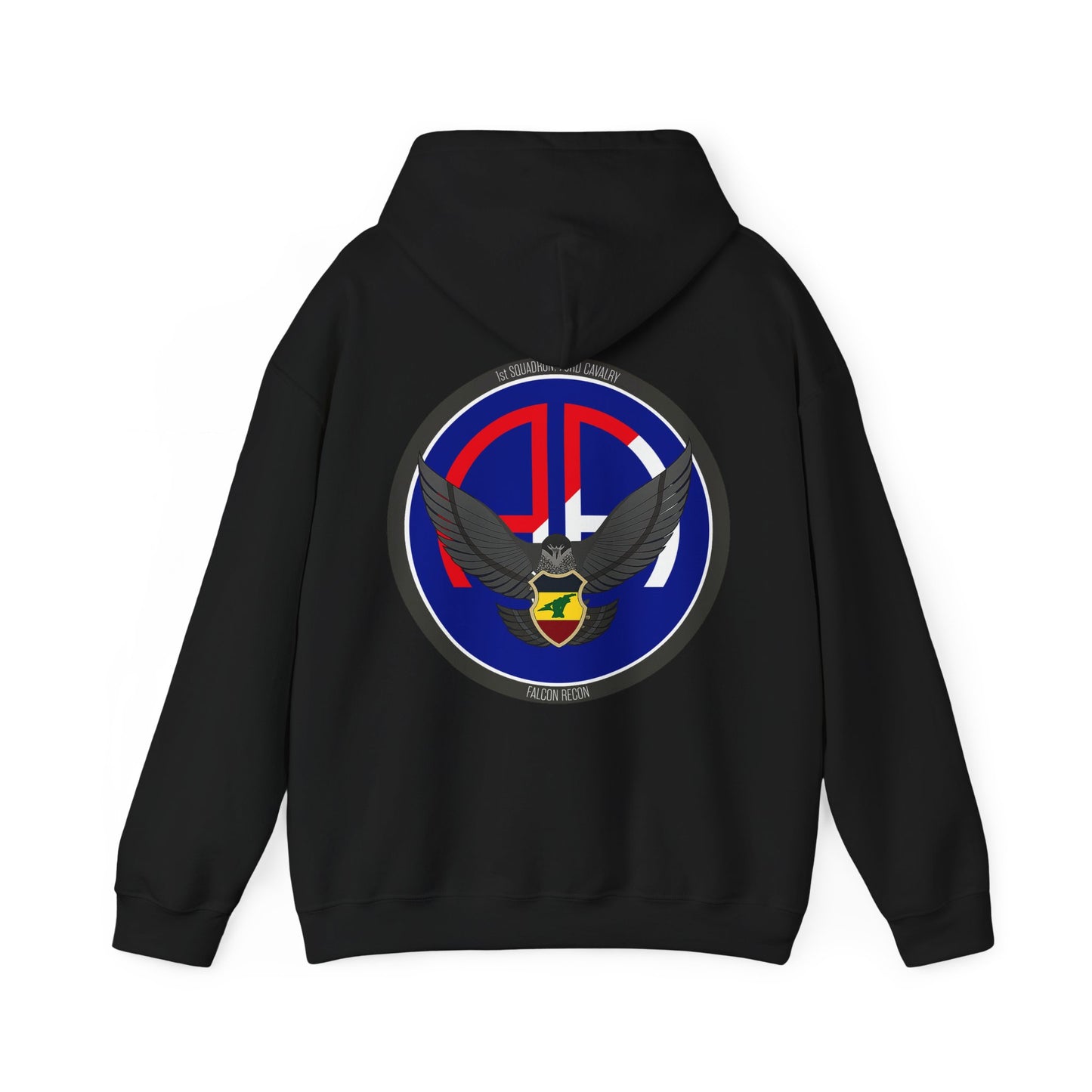 Black 1st Squadron, 73rd Calvary Hoodie