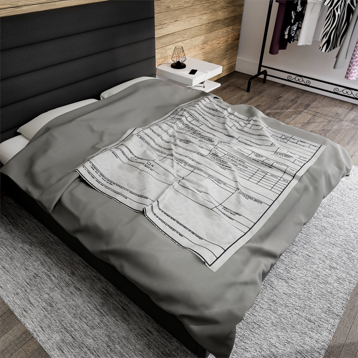 Custom Military DD-214 Blanket