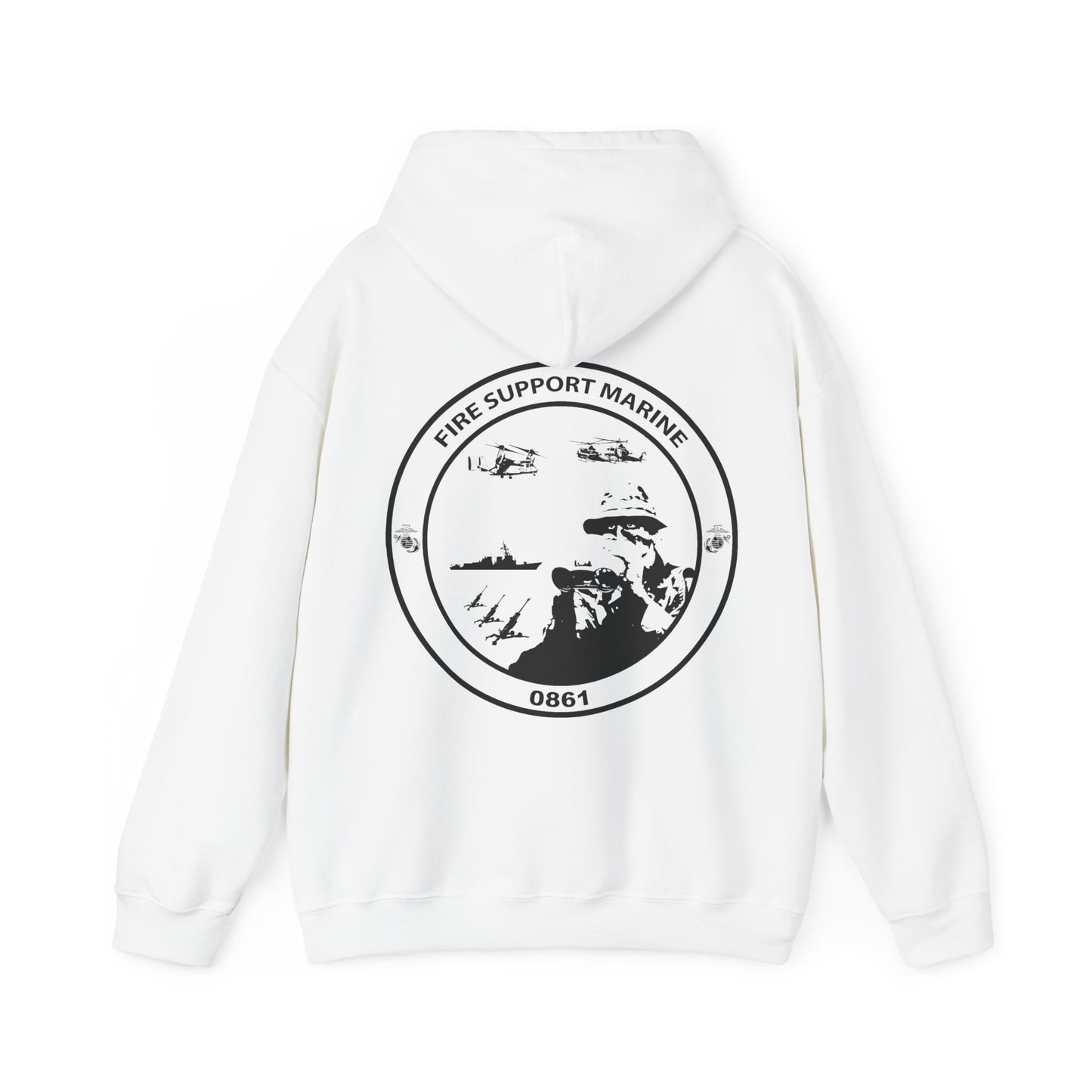 Fire Support Marine Hoodie