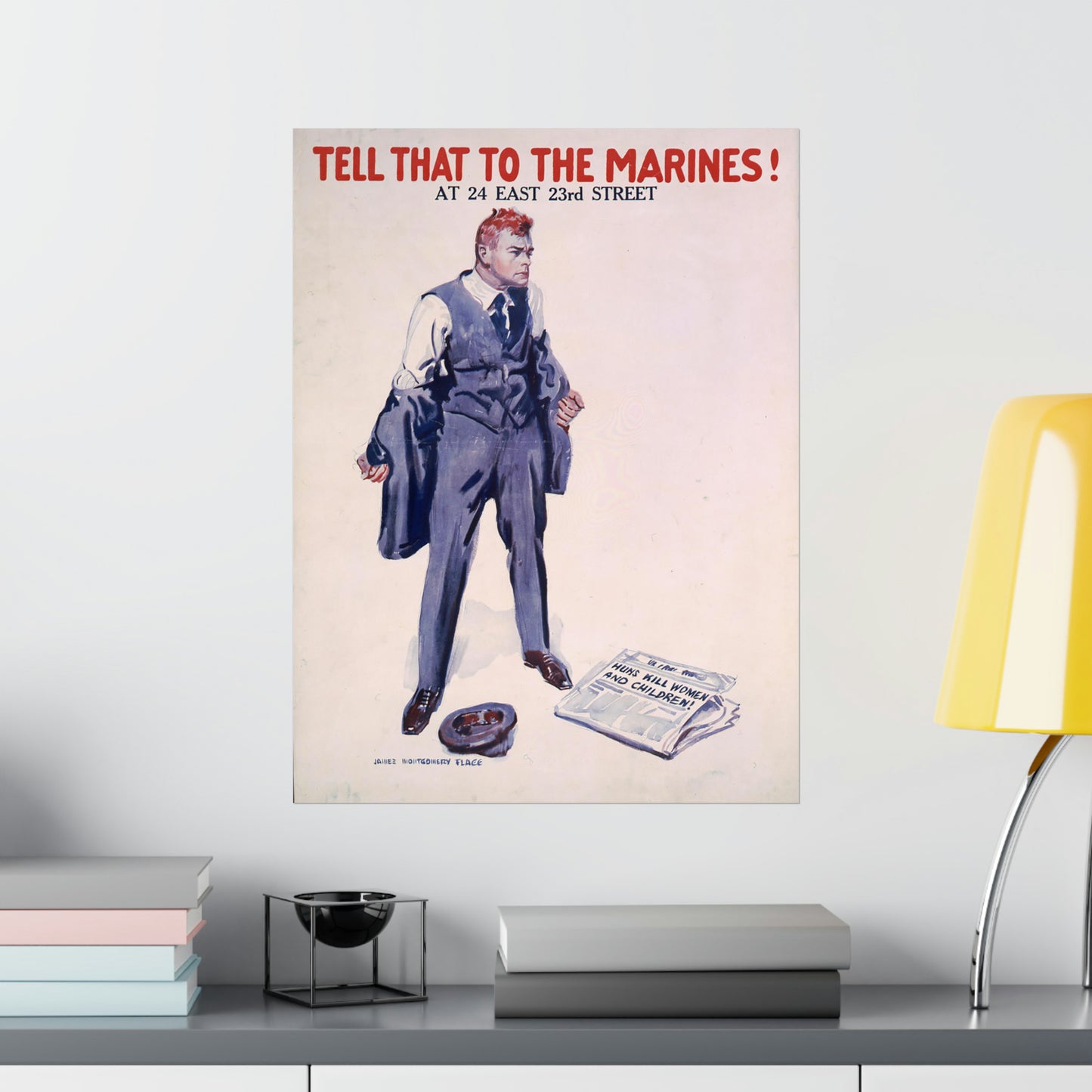 Tell That to the Marines World War I Recruiting Poster