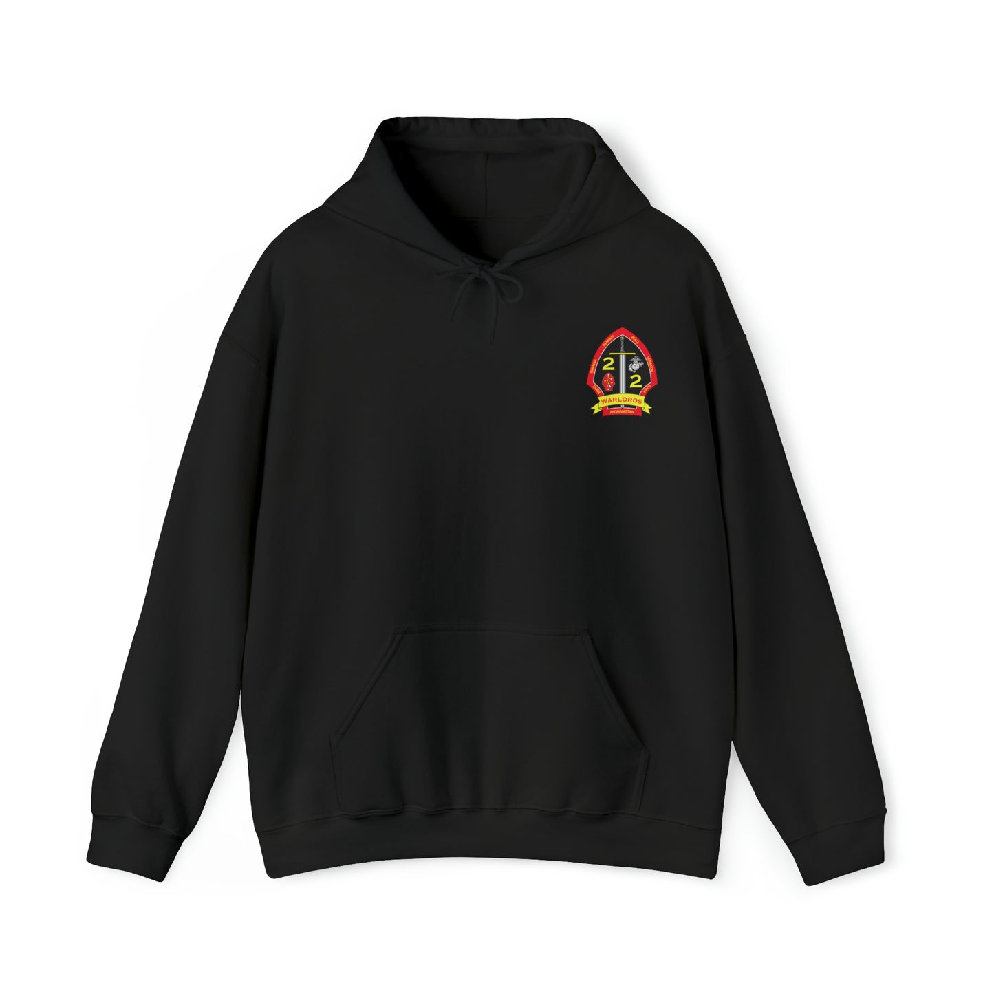 Black 2nd Battalion 2nd Marine Regiment Hoodie