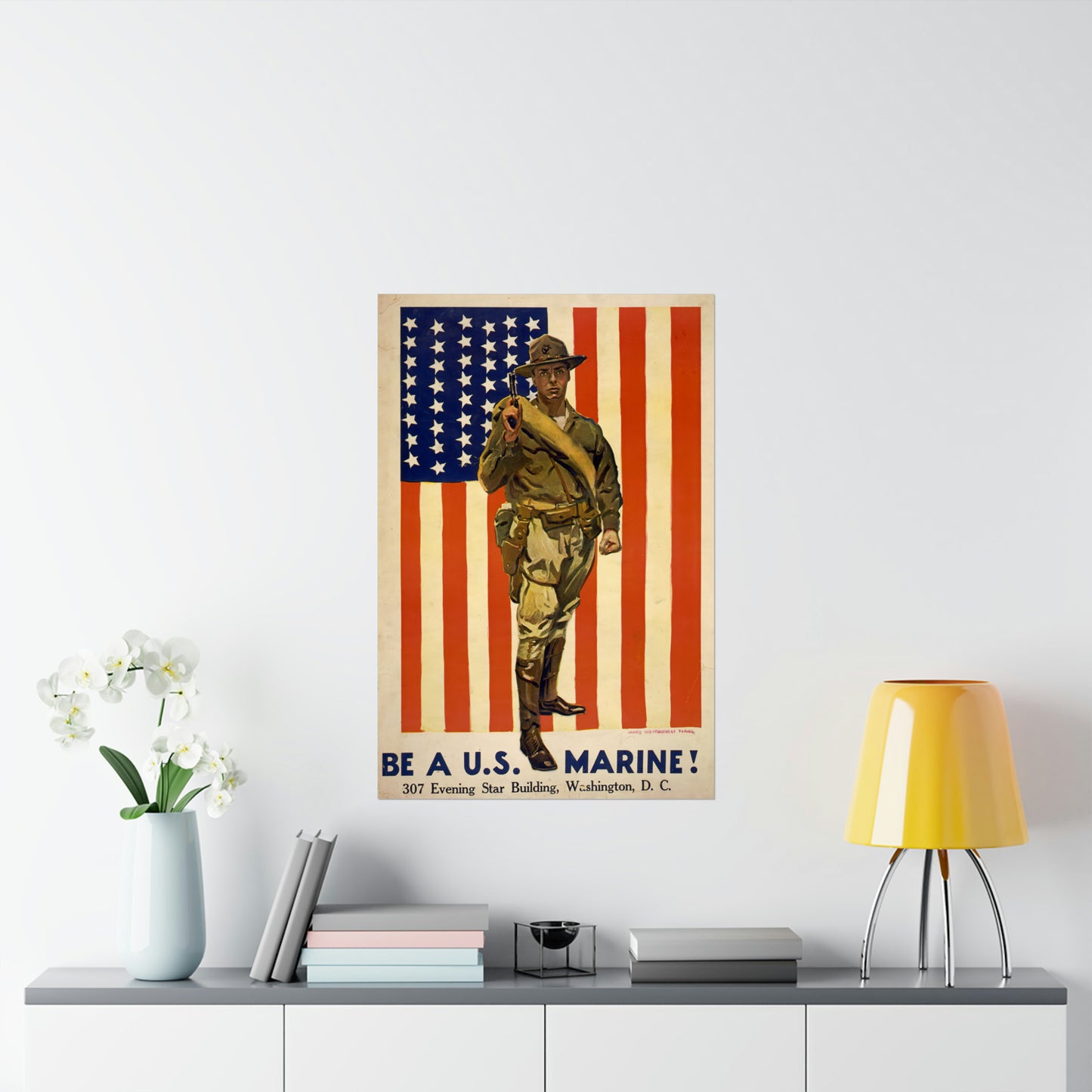 Be a US Marine WWI US Marine Corps Recruiting Poster