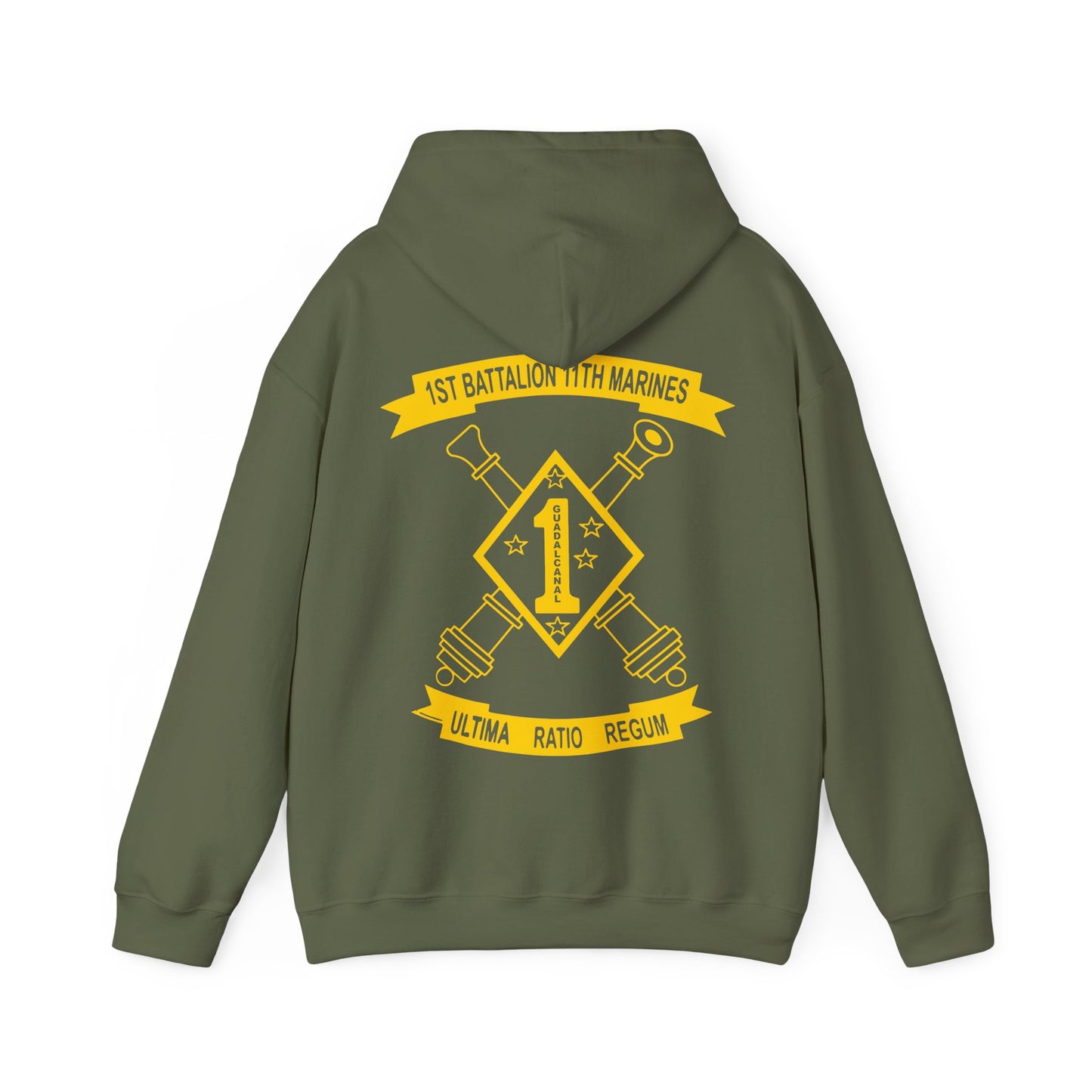 1st Battalion 11th Marine Regiment Hoodie