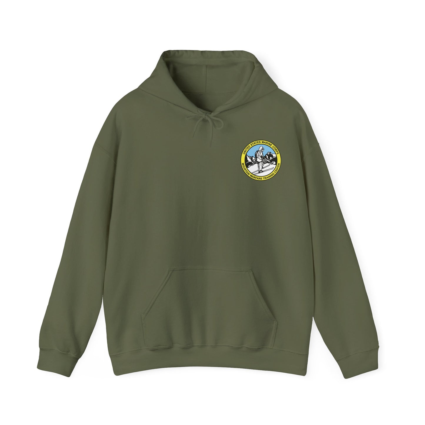 Military Green Mountain Warfare Training Center Bridgeport Hoodie