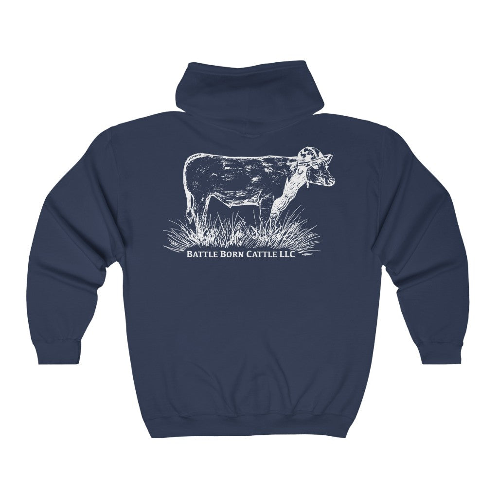 Battle Born Cattle Zip Hoodie