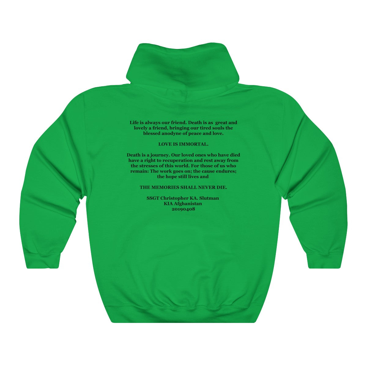SSgt Slutman Memorial Hoodie