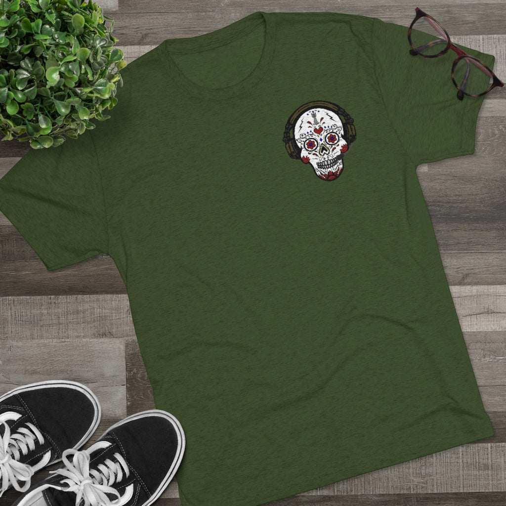 2nd Mar Div Sugar Skull Athletic Tee