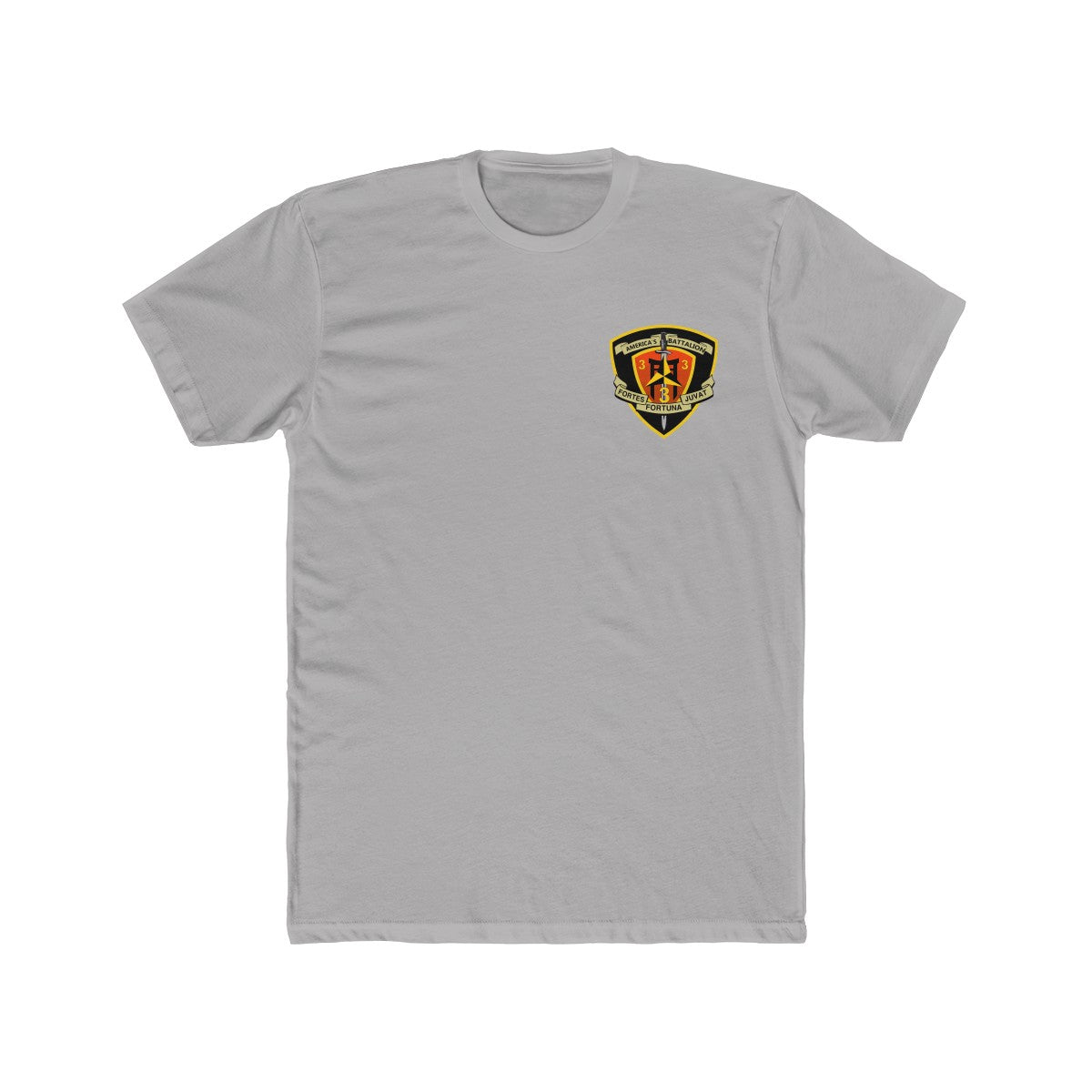 Grey 3/3 Guns Tee