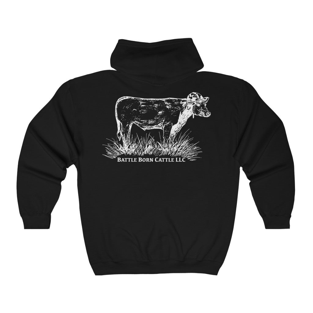 Battle Born Cattle Zip Hoodie