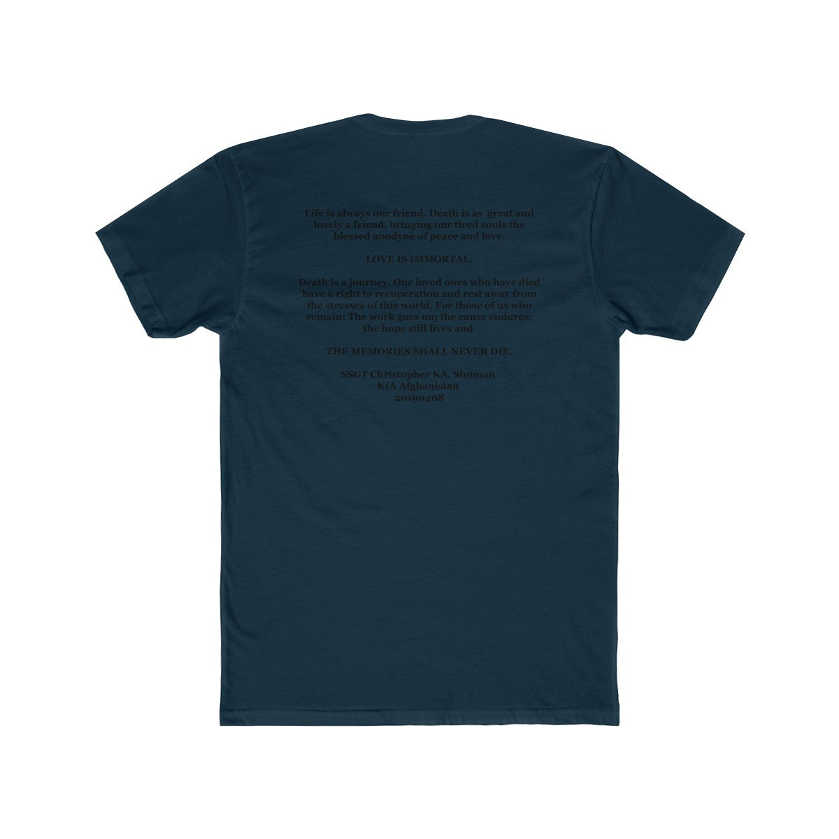 SSgt Slutman Memorial Tee
