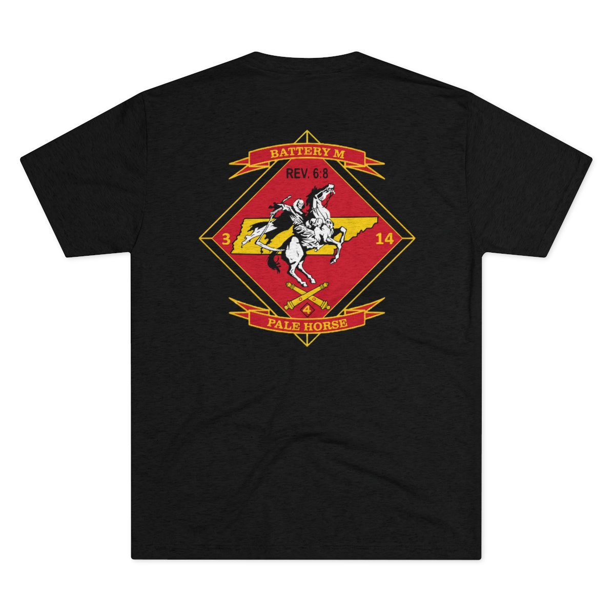3rd Battalion 14th Marine Regiment Mike Battery Athletic Tee