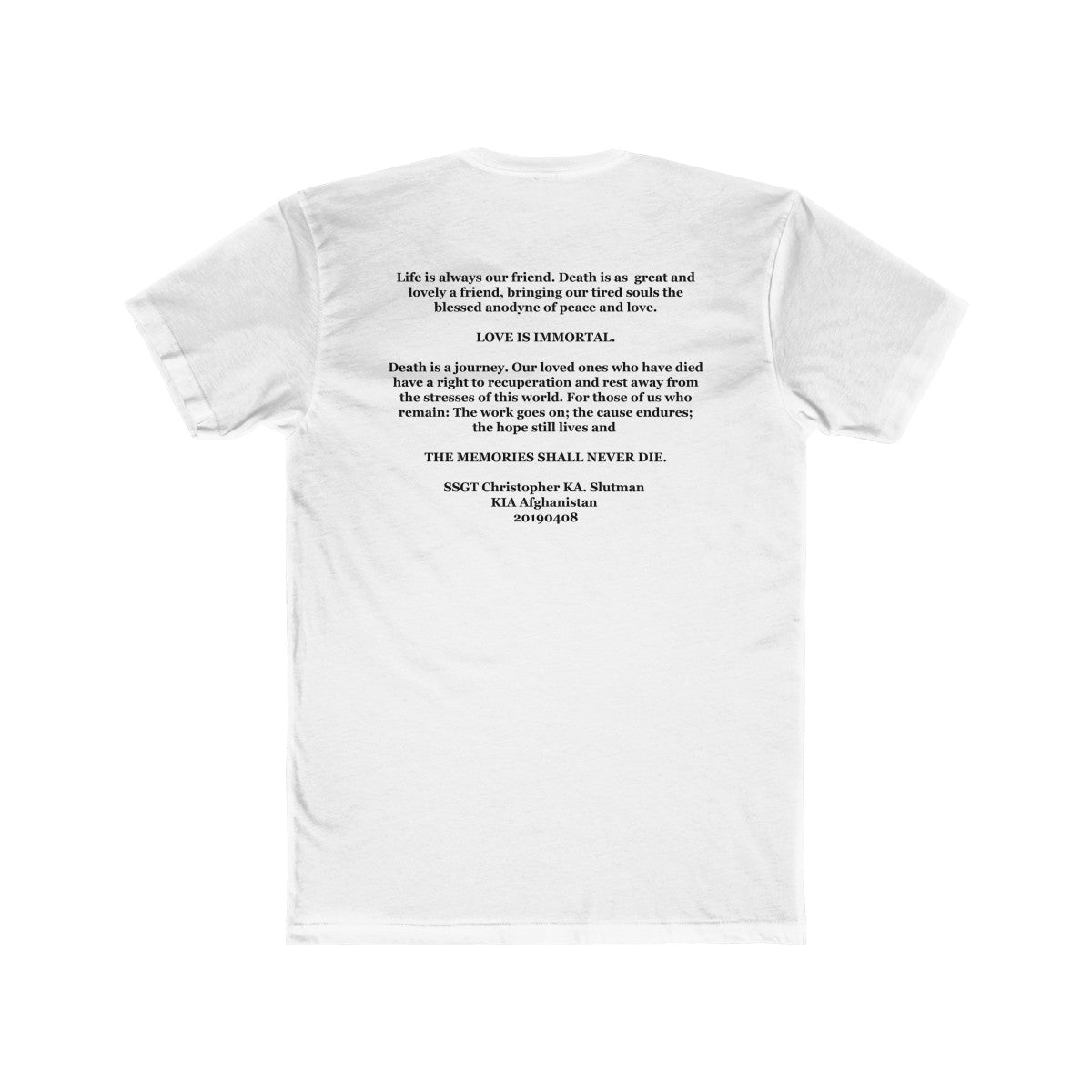 SSgt Slutman Memorial Tee
