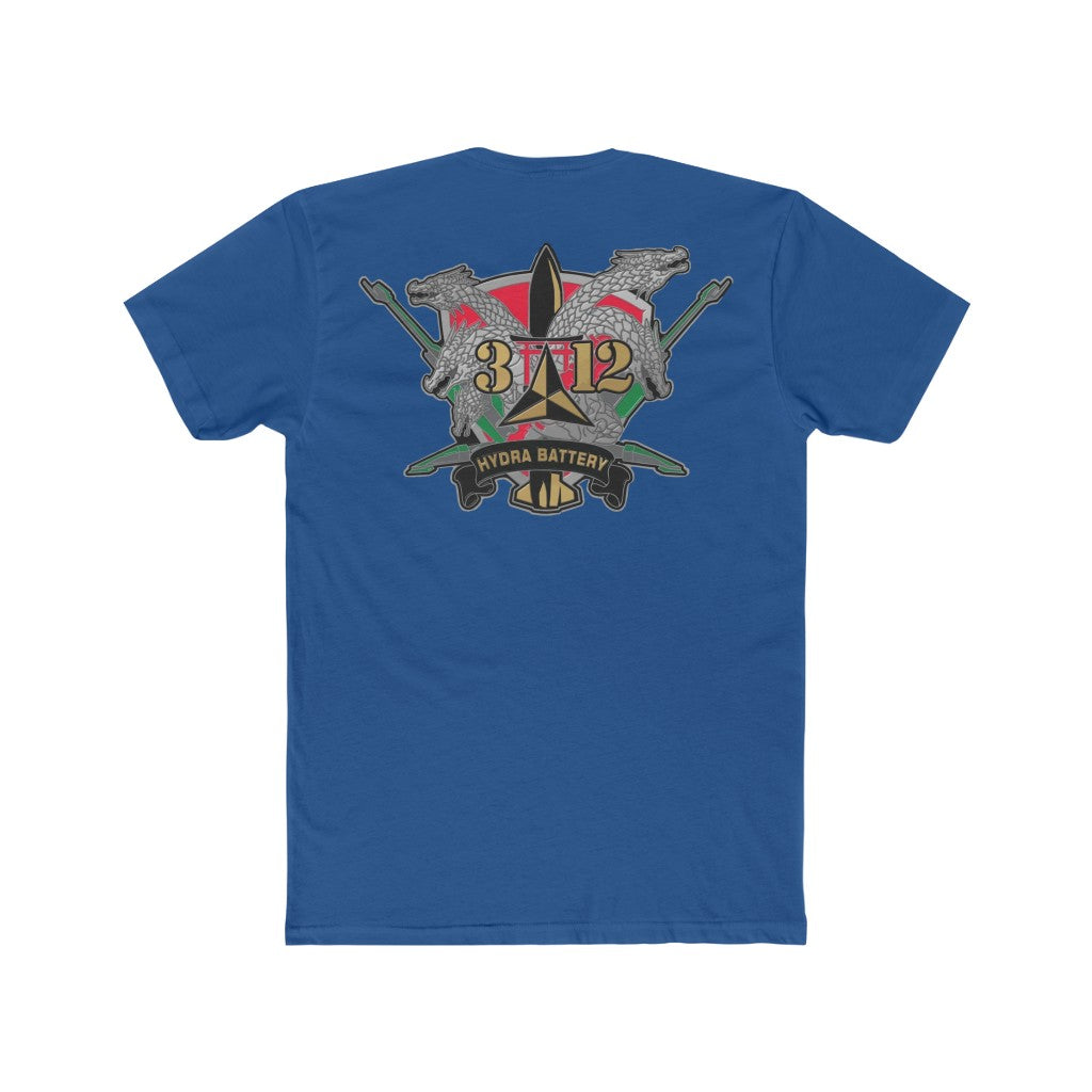 Blue 3/12 H Battery Tee Back