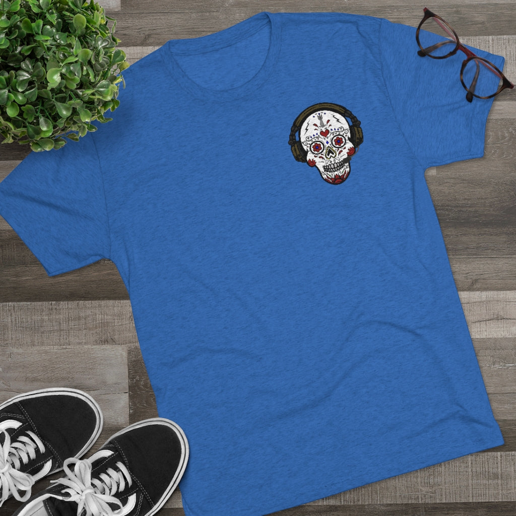 2nd Mar Div Sugar Skull Athletic Tee