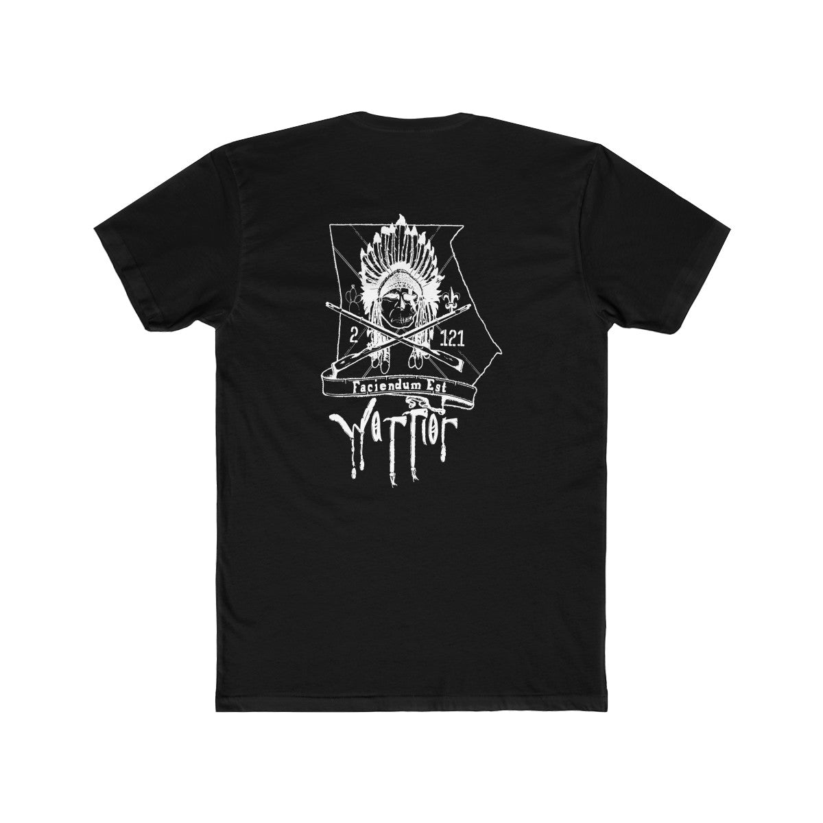 Black 121st Infantry Regiment Tee Back