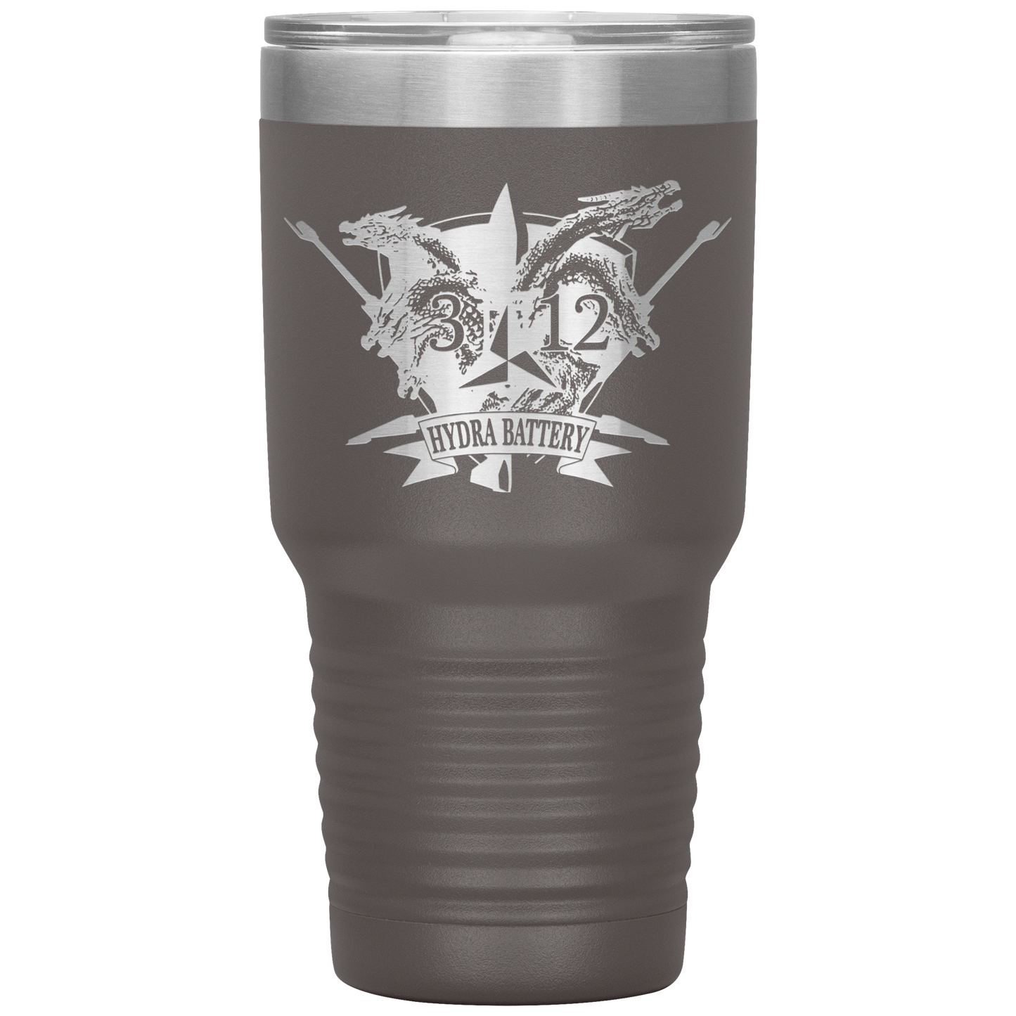 3/12 H Battery 30oz. Dragon Tumbler