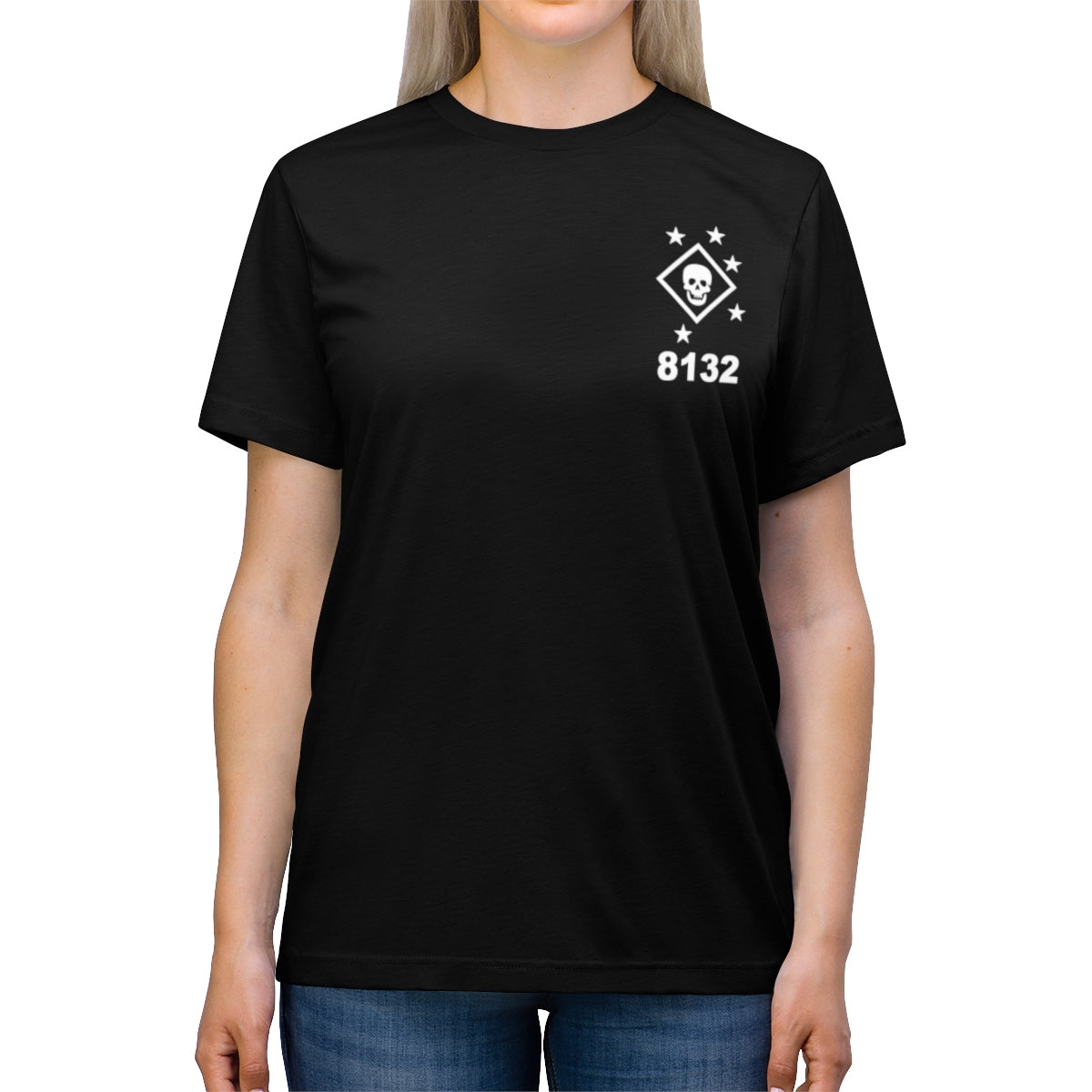 Black 8132 Triblend Tee