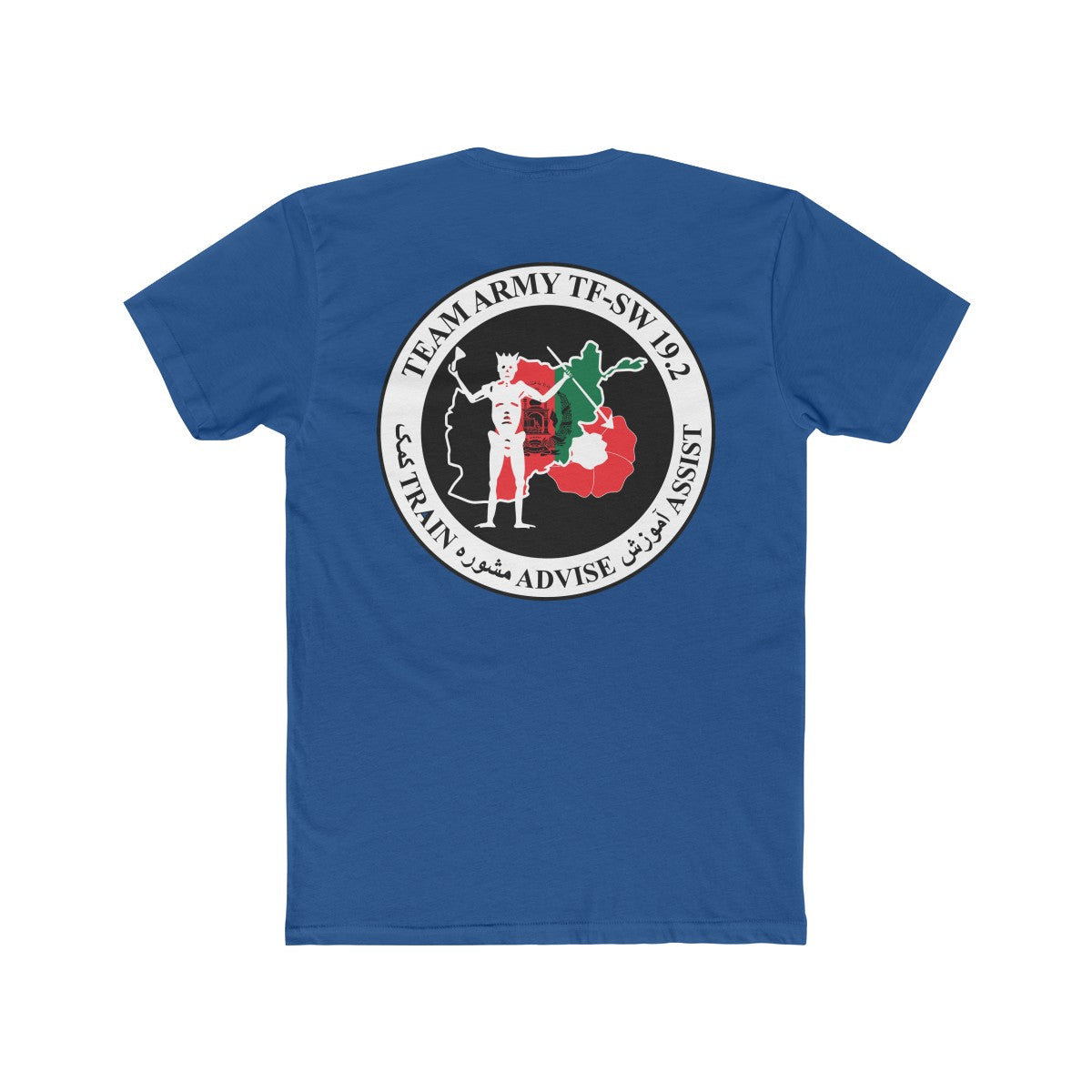 Blue A Tee Back