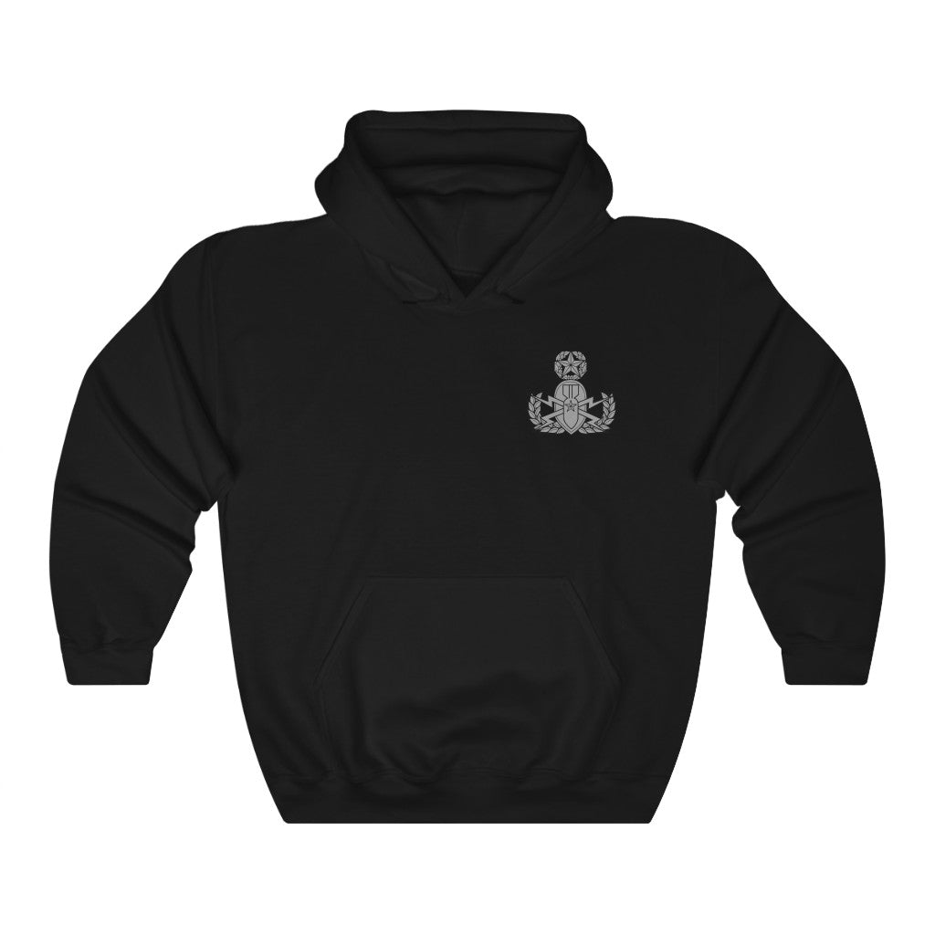 Black Explosive Ordnance Disposal (EOD) Hoodie