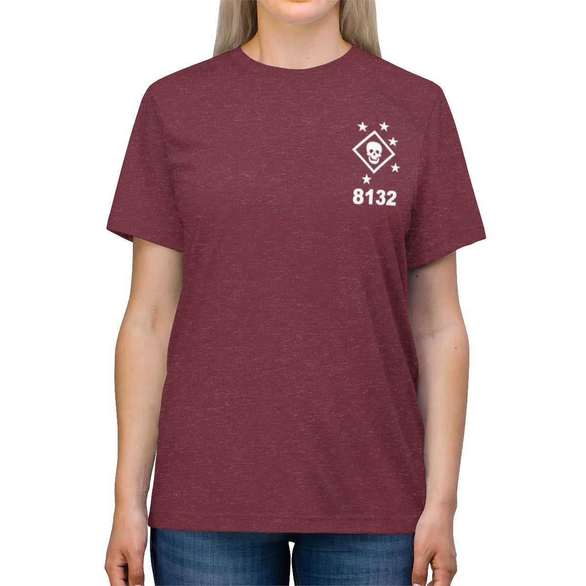 Red 8132 Triblend Tee