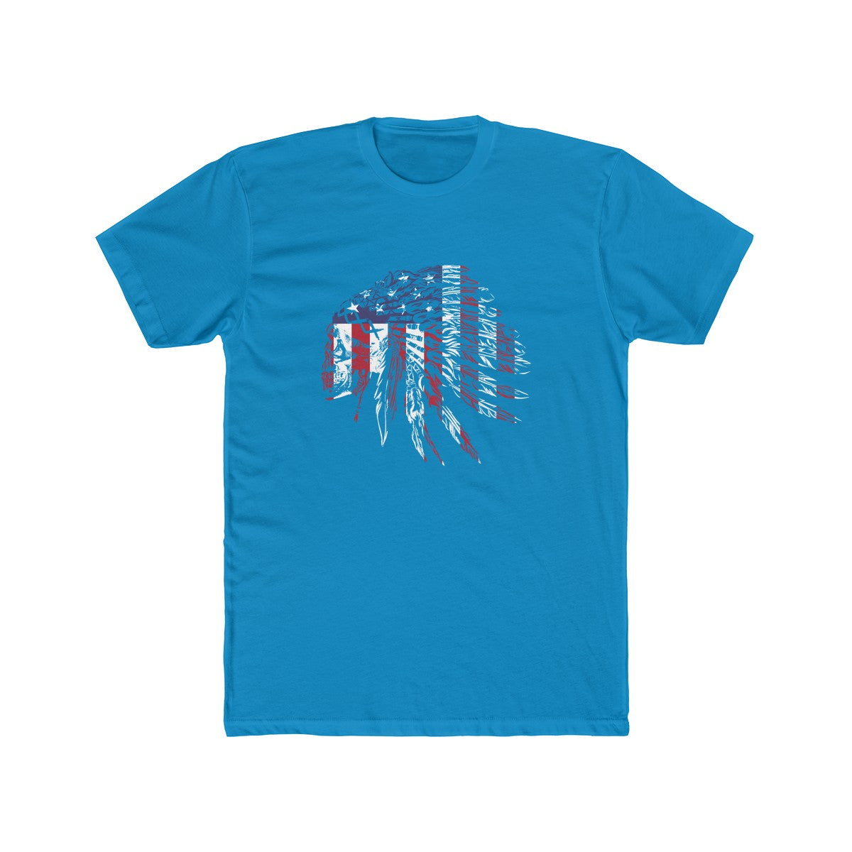 Blue American Indian Tee