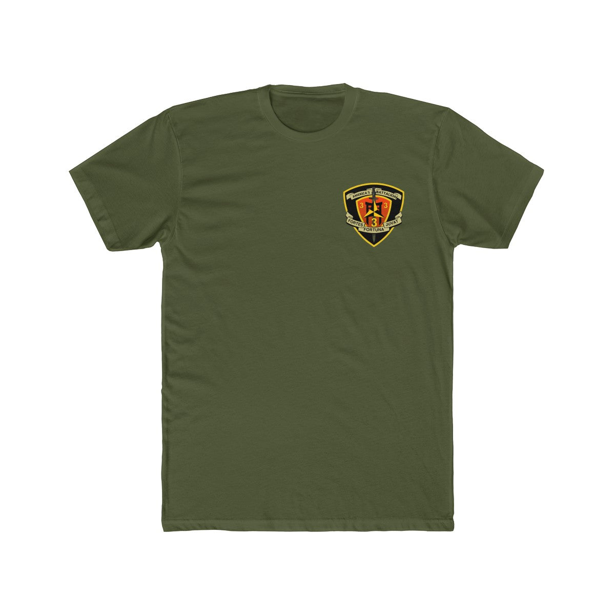 Green 3/3 Guns Tee