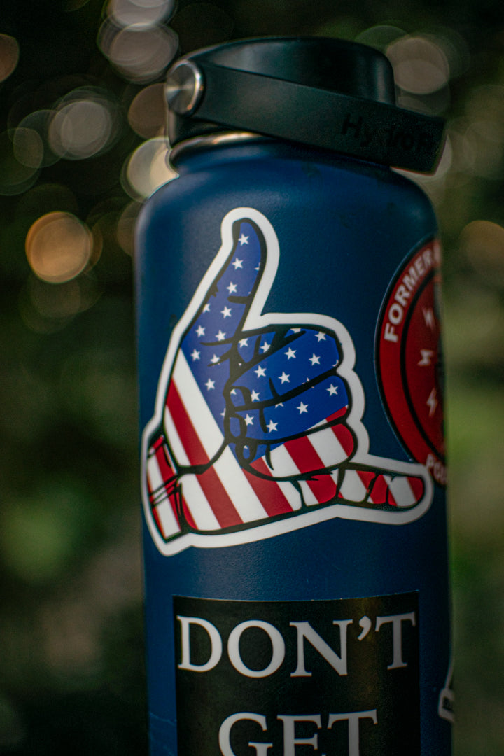 American Shaka Sticker
