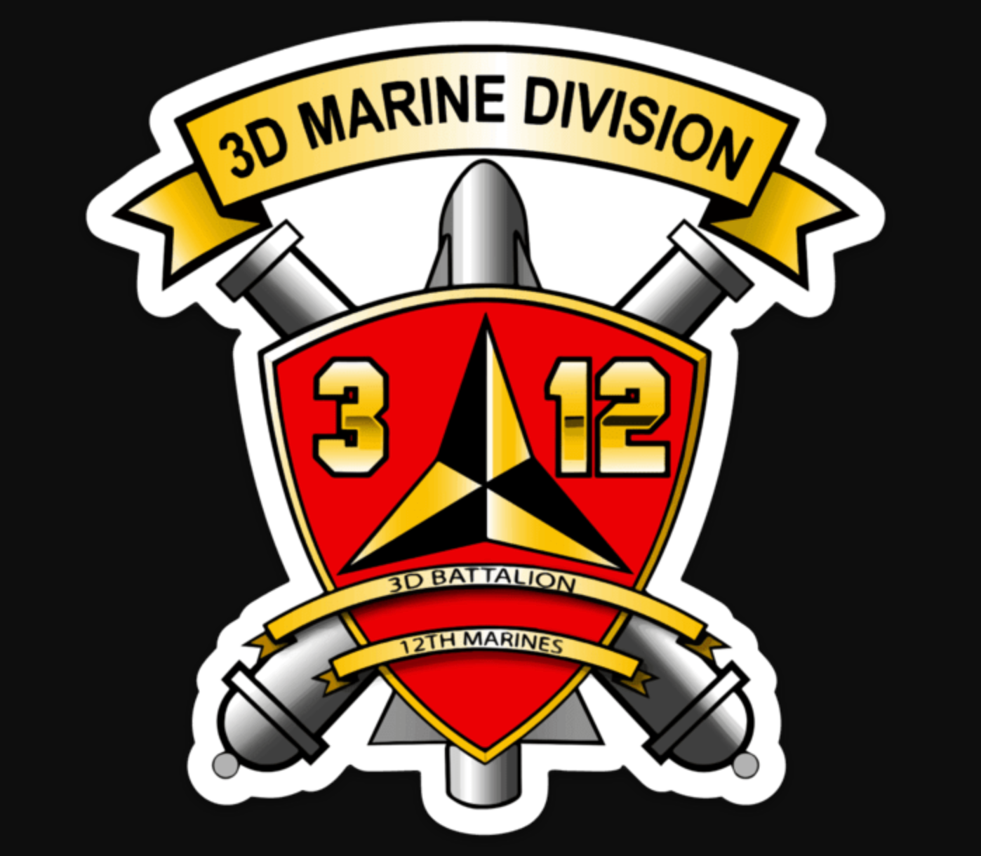 3rd Battalion 12th Marines Sticker