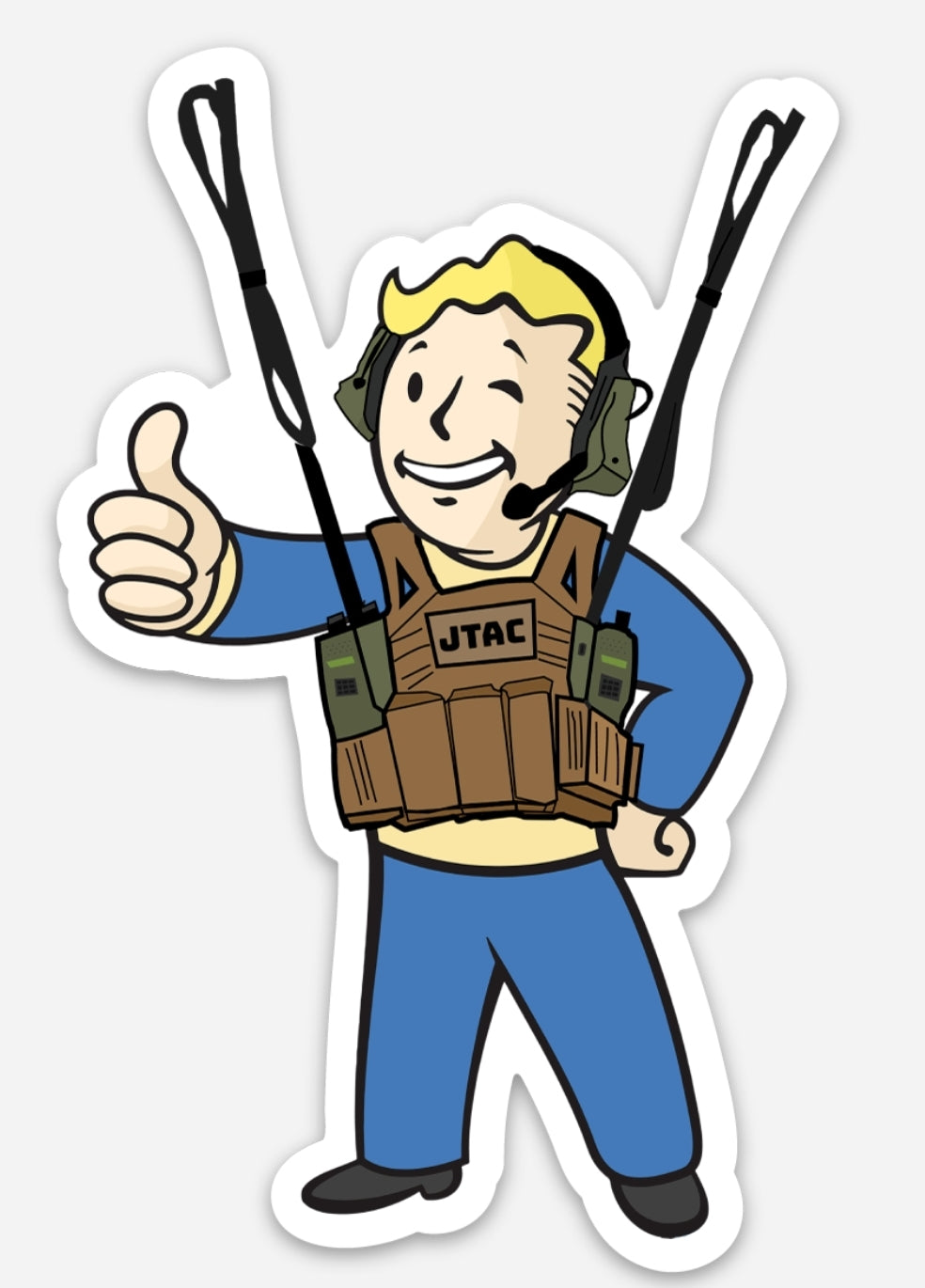 JTAC Boy Sticker