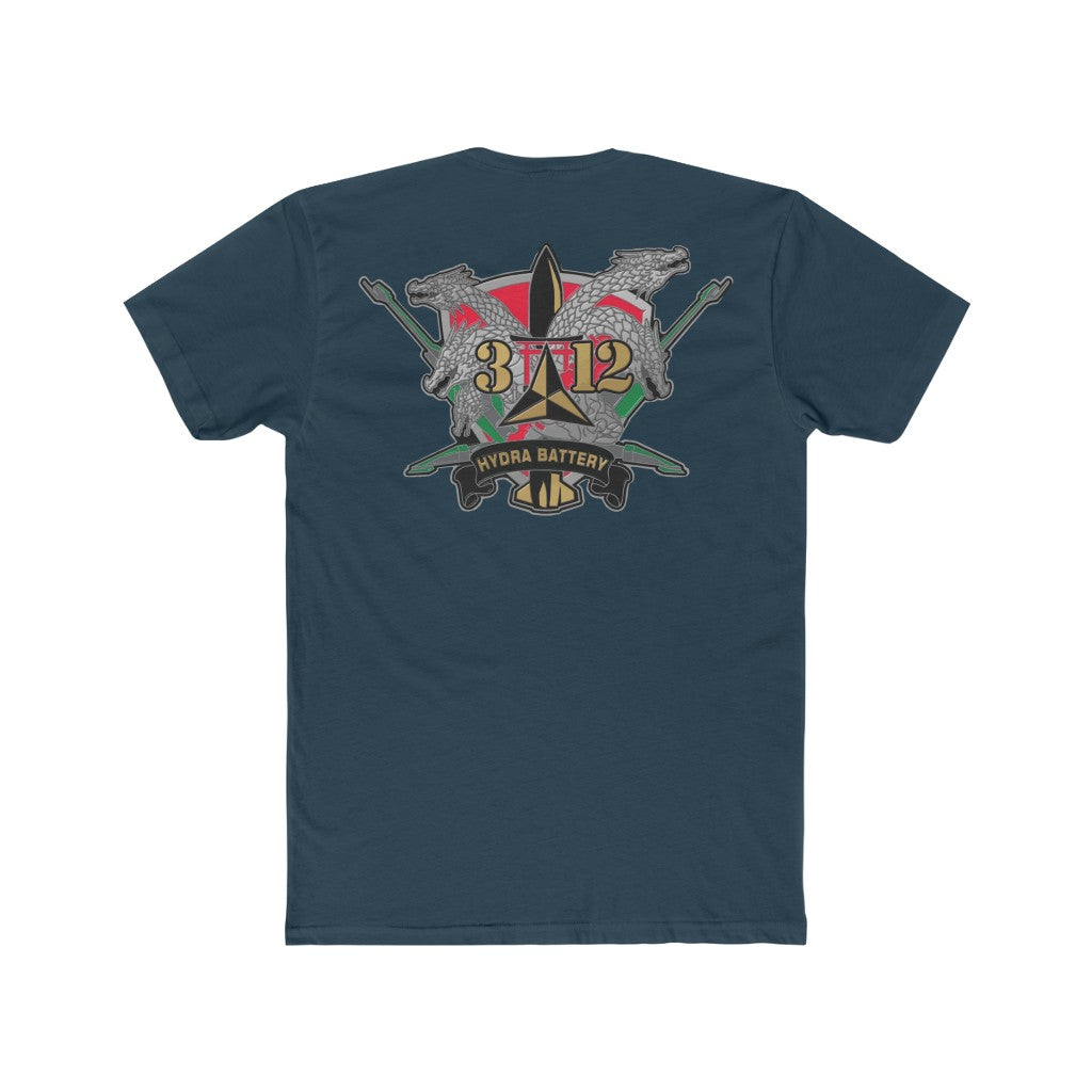 Blue 3/12 H Battery Tee Back