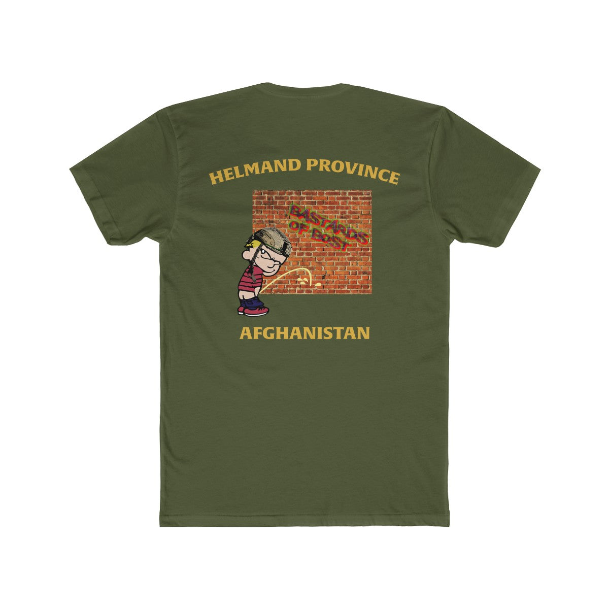 Green 3rd Platoon Tee Back