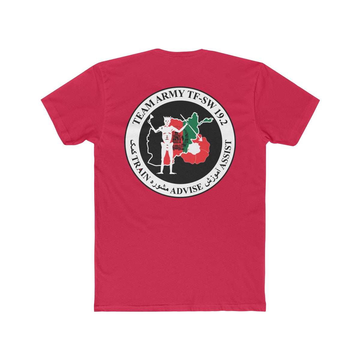 Red A Tee Back