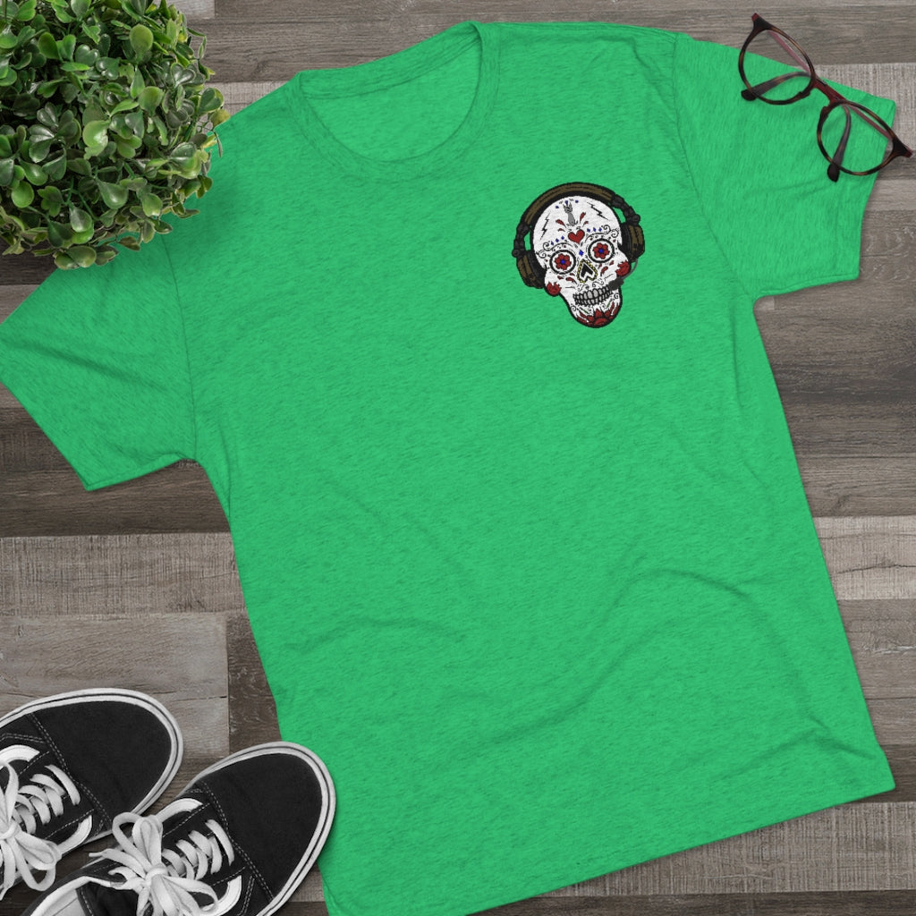 2nd Mar Div Sugar Skull Athletic Tee