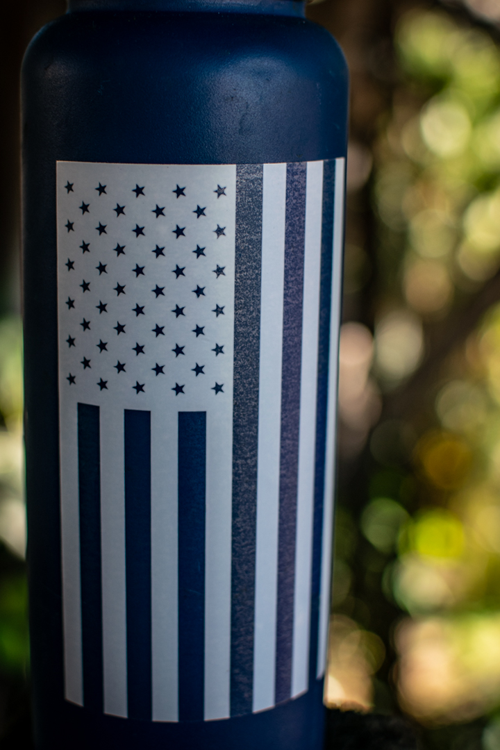 Set of 2 American Flag Stickers