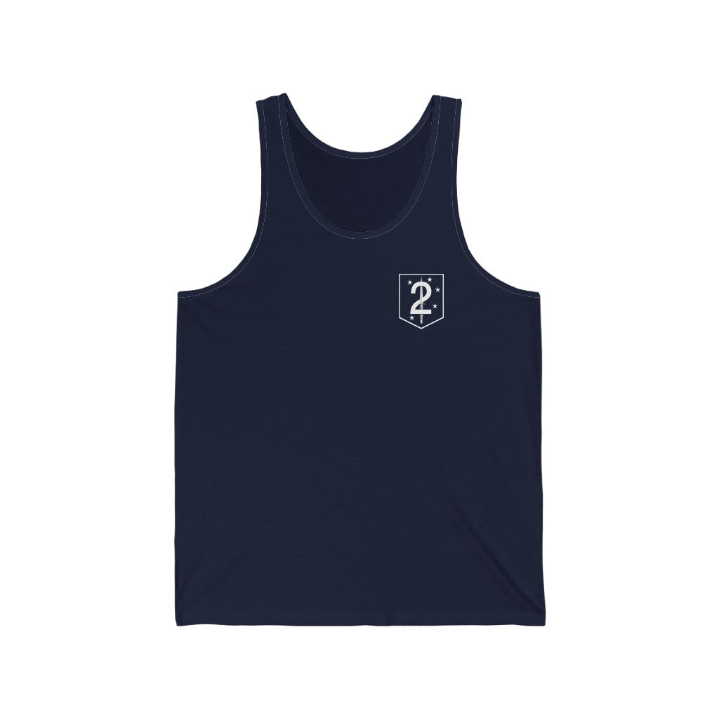 Blue 2nd Marine Corps Raider Battalion Tank Top