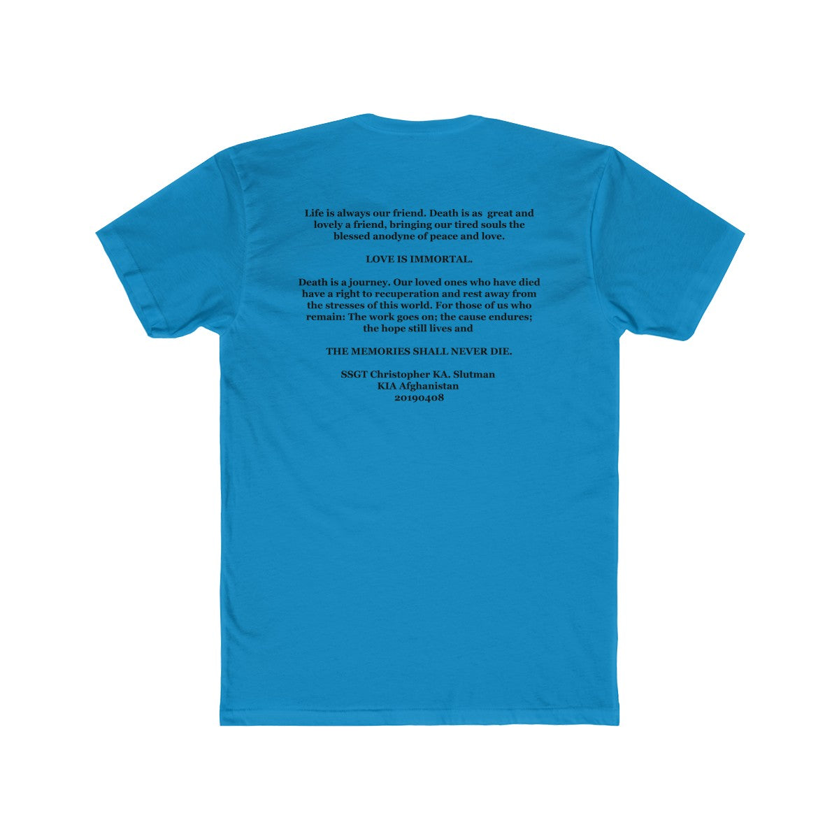 SSgt Slutman Memorial Tee