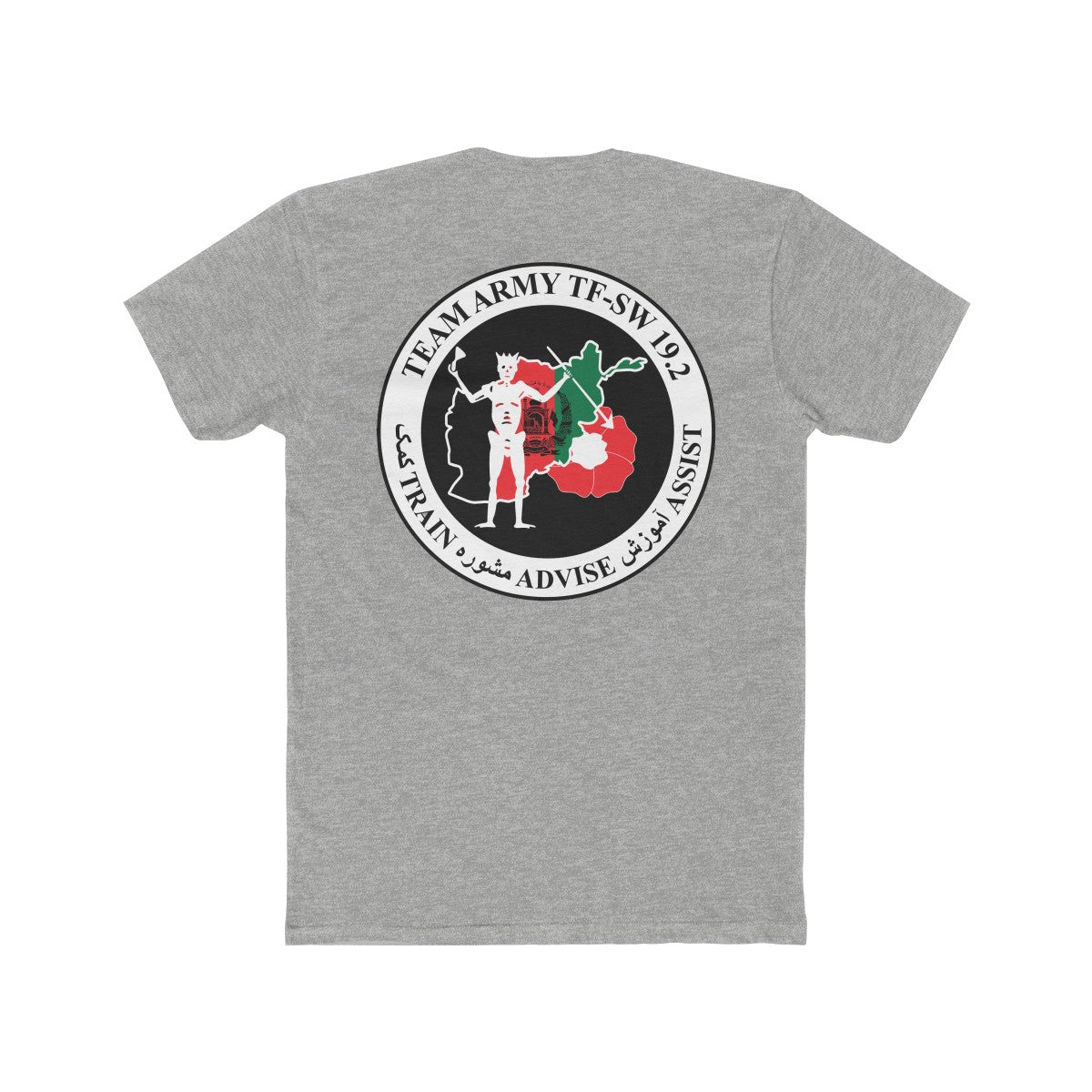 Grey A Tee Back