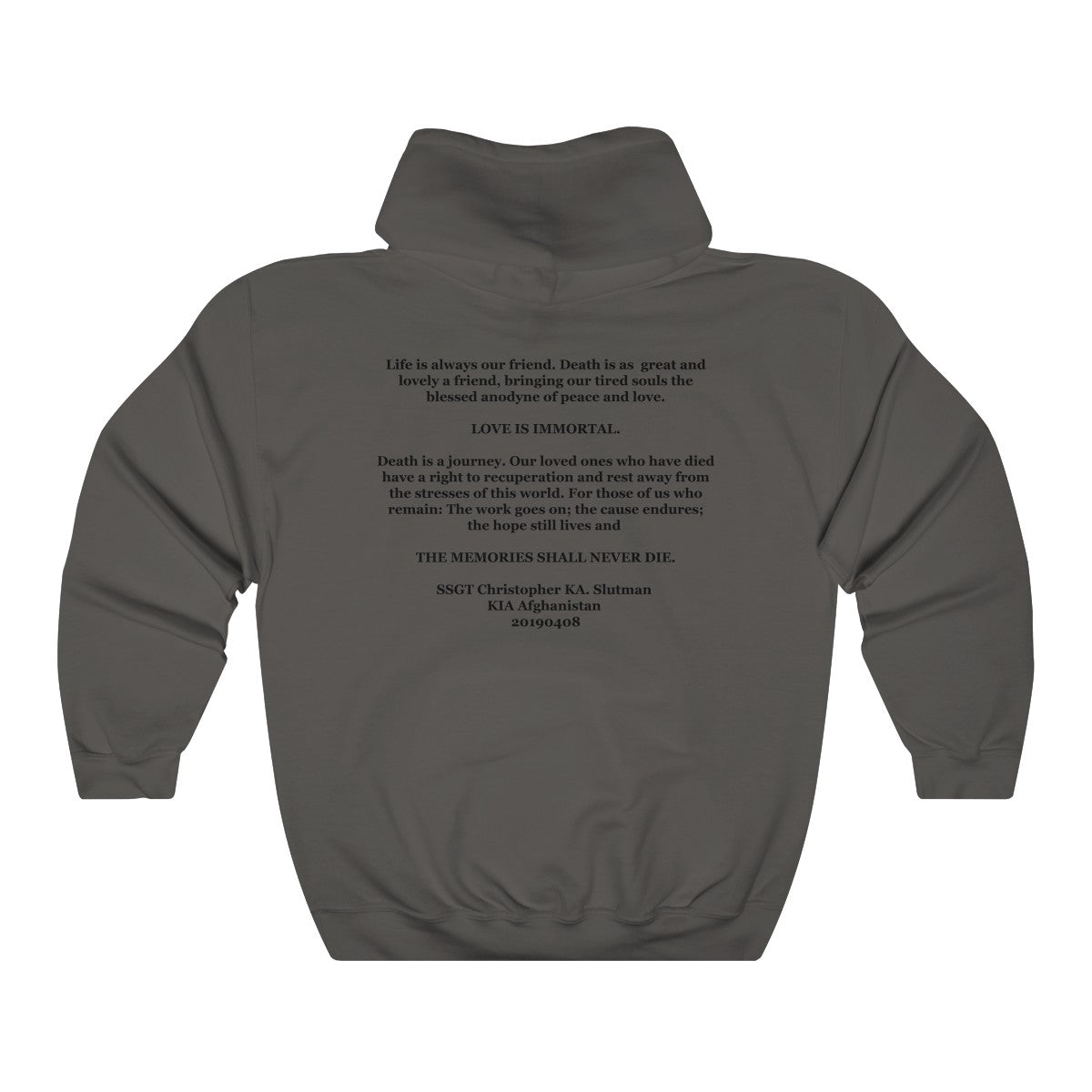 SSgt Slutman Memorial Hoodie