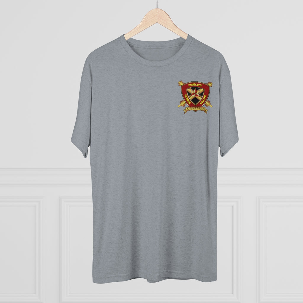 12th Marine Regiment Tri-Blend Tee