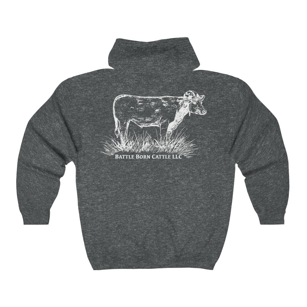 Battle Born Cattle Zip Hoodie