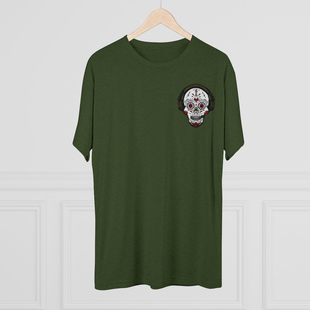 2nd Mar Div Sugar Skull Athletic Tee