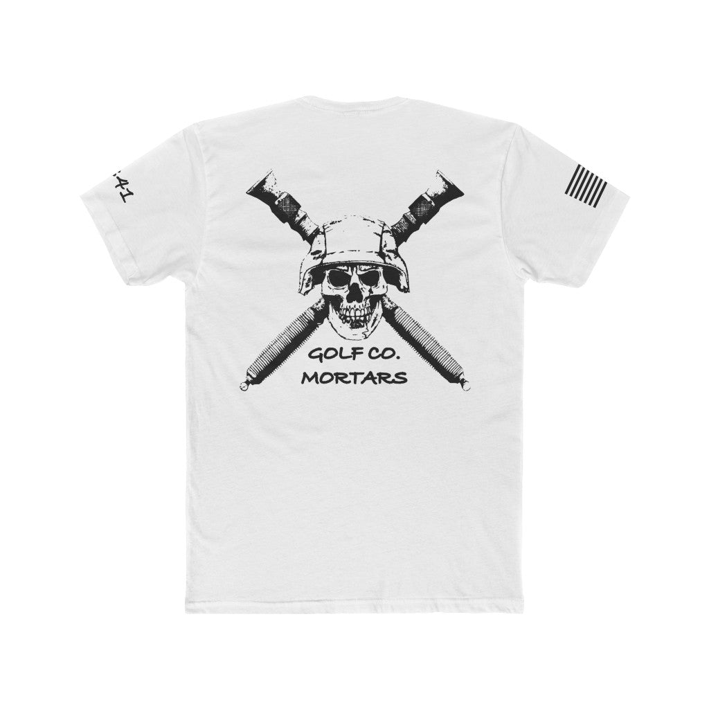 White 2/8 Golf Mortars Tee Back